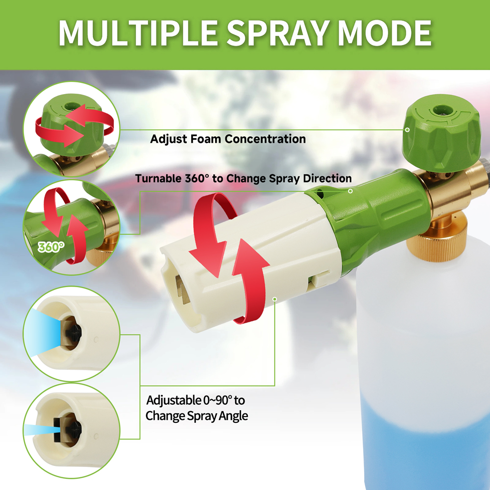 Aluminum Foam gun Lance Foam c - Pressure Washer Foam Gun 评论和价格