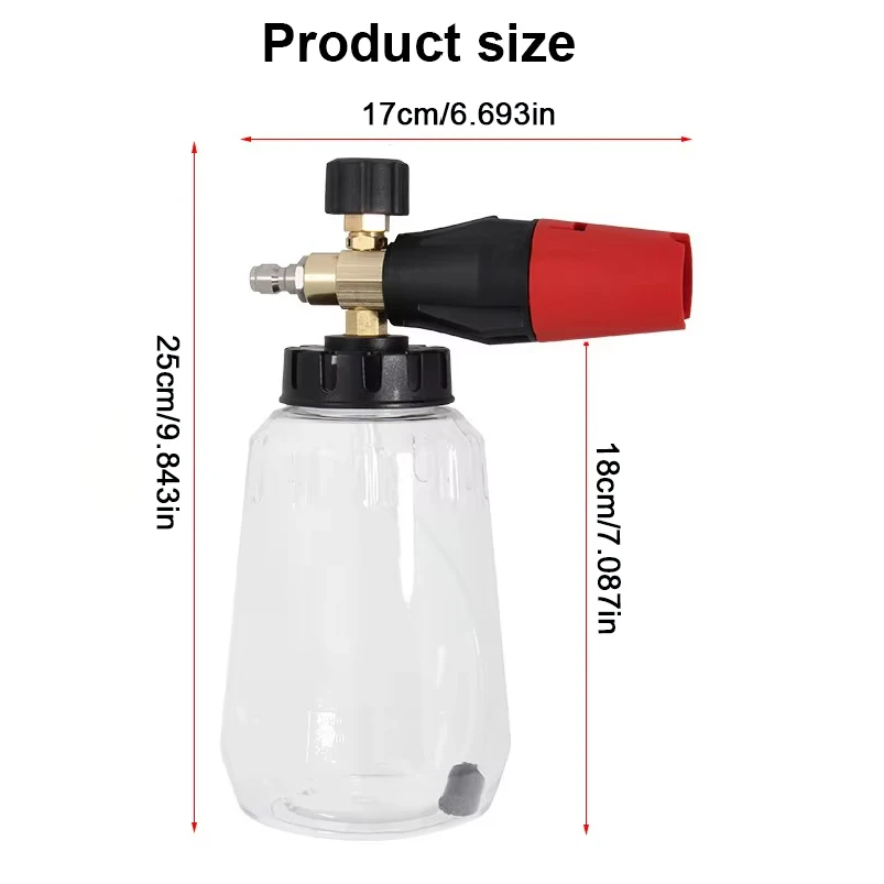 High Pressure PA Foam Cannon   - Pressure Washer Foam Gun 评论和价格