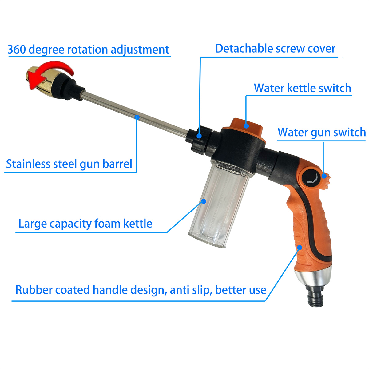 2026 High-Pressure Car Washing - Pressure Washer Foam Gun 评论和价格